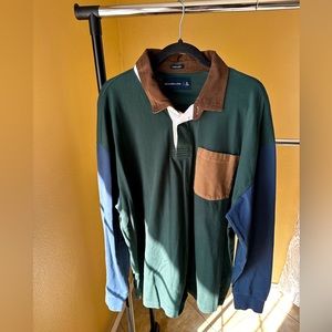 Long-Sleeve Rugby Polo